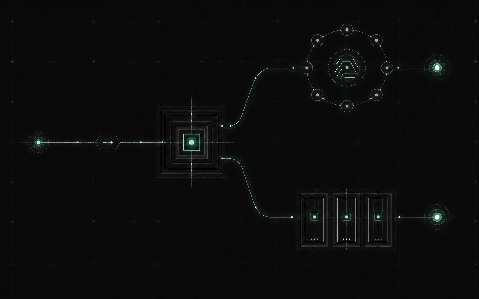 One portable LiteMCP Composer configuration branching to managed cloud and self-hosted deployments.