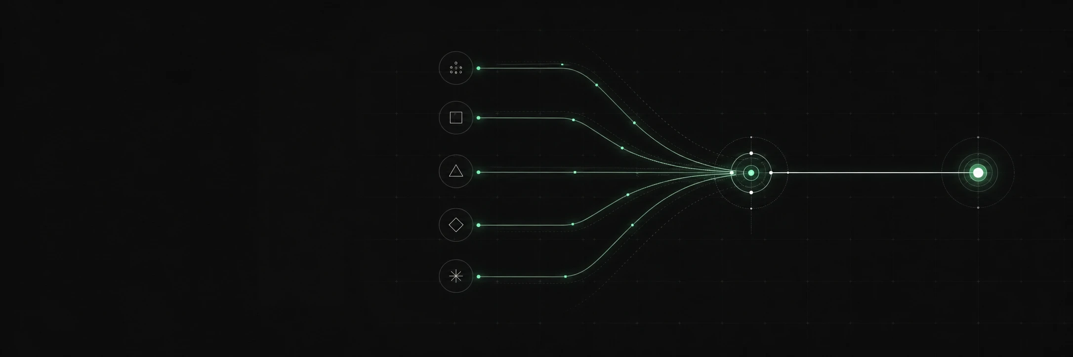 Multiple MCP sources converging into one governed endpoint.